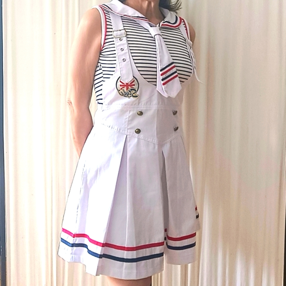 Nautical stripes Sailor dress Size XS